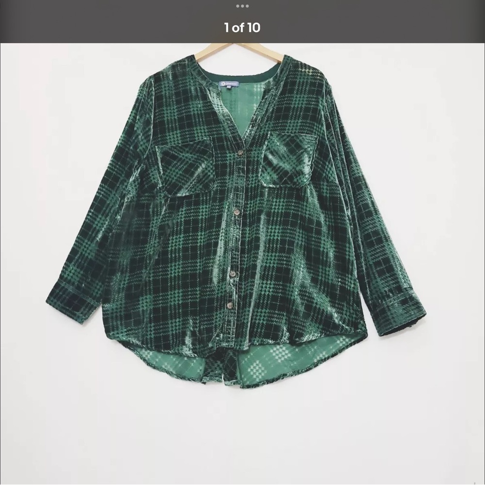 Democracy velvet burnout top Sz 1x